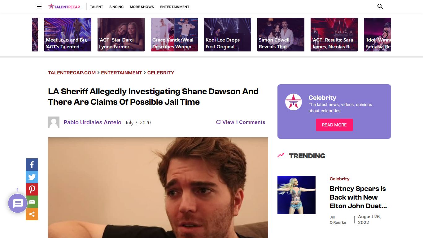 LA Sheriff Allegedly Investigating Shane Dawson And There Are Claims Of ...