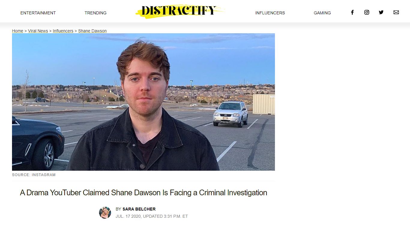 Is Shane Dawson Under Criminal Investigation? Allegations ... - Distractify