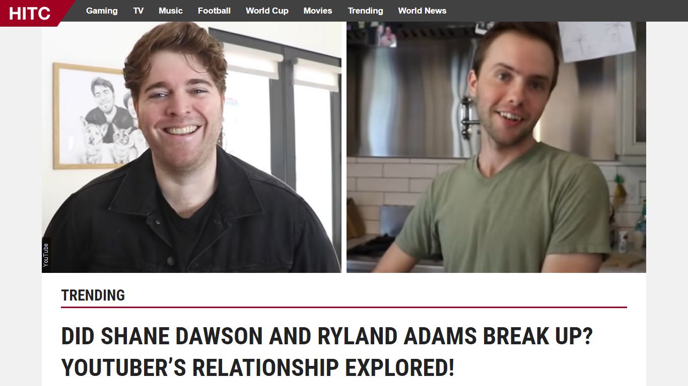 Did Shane Dawson and Ryland Adams break up? YouTuber’s ... - HITC